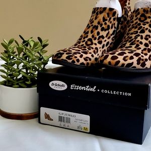 Dr Scholls booties - Leopard print